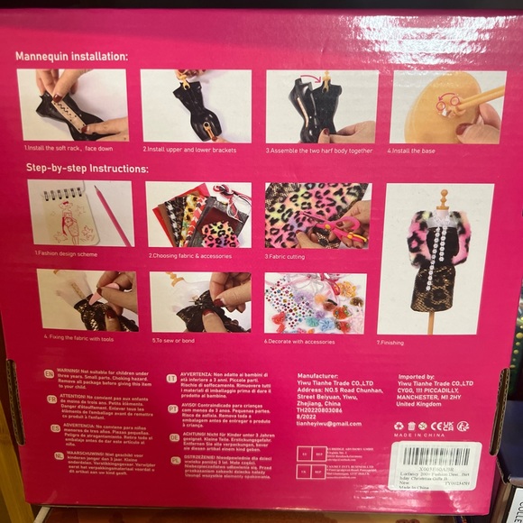 Lorfancy 400+ Fashion Design Kit For Kids - Picture 9 of 9